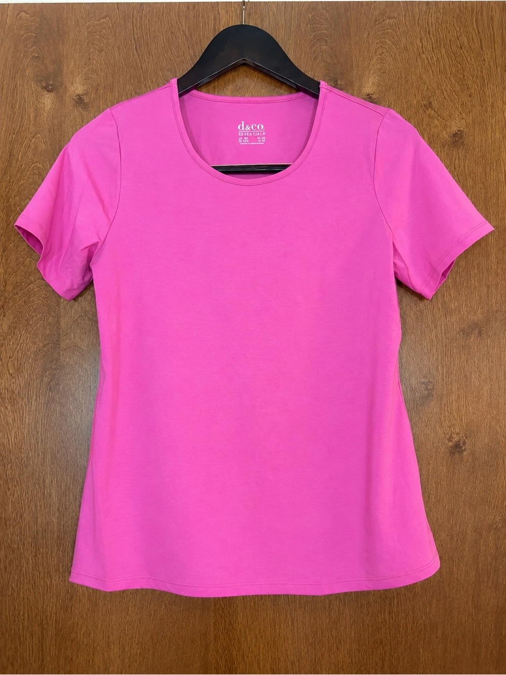 Denim & Co. Beach Jersey Short Sleeve TopsXXS new A718503